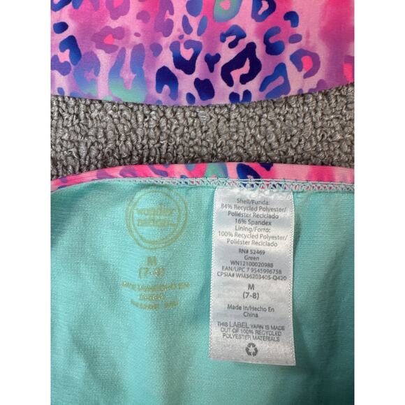Girls Wonder Nation Bikini Swimsuit Multi Color Cheetah Print Girls Size Medium - Picture 5 of 8